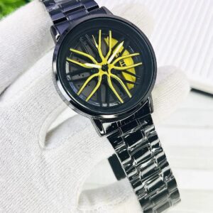 Men's Multri Color Chain Strap Analogue Watch