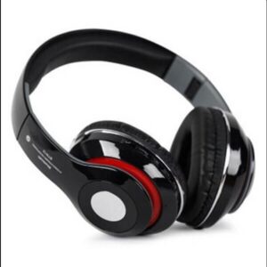 Sleek Black Bluetooth Headphone With Long Battery Life